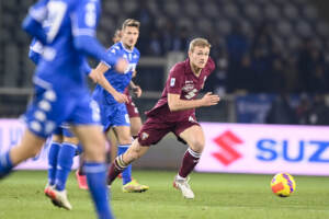 Serie A, l’Empoli rimonta due gol al Toro in dieci, 2-2 nel posticipo