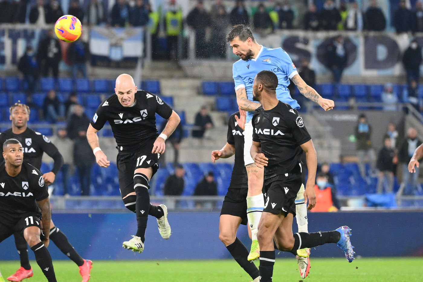 Serie A, rocambolesco pari tra Lazio e Udinese, 4-4 all’Olimpico