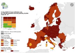 Covid: l’Europa in zona rossa. In Germania lockdown per non vaccinati