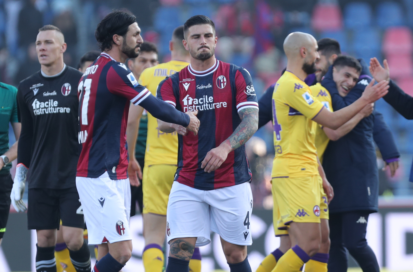 Serie A, la Fiorentina passa a Bologna e sale al quinto posto