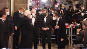 Prima alla Scala, l’arrivo di Sergio Mattarella