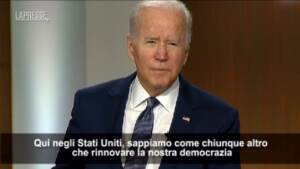 Usa, Biden apre il summit per la democrazia: “E’ la sfida dei nostri tempi”
