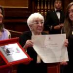 Wertmuller, quando la regista venne premiata in Senato nel 2019