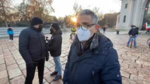 No Green Pass in piazza a Milano, Pregliasco: “Qui per capire e confrontarmi”