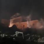 Esplosione a Ravanusa: i vigili del fuoco al lavoro