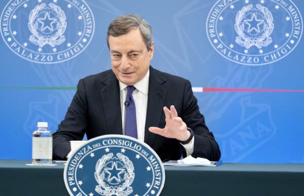 Il Presidente del ConsiglioMario Draghi alla Conferenza nazionale sulla disabilità