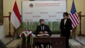 Il segretario di Stato Usa in Indonesia