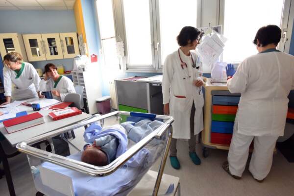 Il reparto di neonatologia dell'ospedale Civile di Brescia
