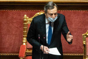 Senato, le comunicazioni di Mario Draghi in vista del Consiglio europeo