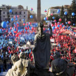 Sciopero generale, Landini: “Partecipazione che riempie le piazze”. Bombardieri: “Rappresentiamo il Paese reale”