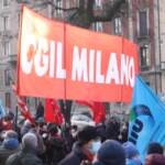 Milano, sciopero nazionale CGIL-UIL: migliaia di persone al corteo