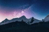 Cielo stellato sopra Moena - foto di Benjamin Voros
