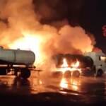 Milano: incendio distrugge una ventina di mezzi e diversi container