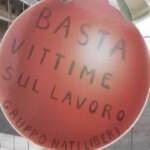 Torino, presidio dei sindacati in piazza Castello per la sicurezza sul lavoro