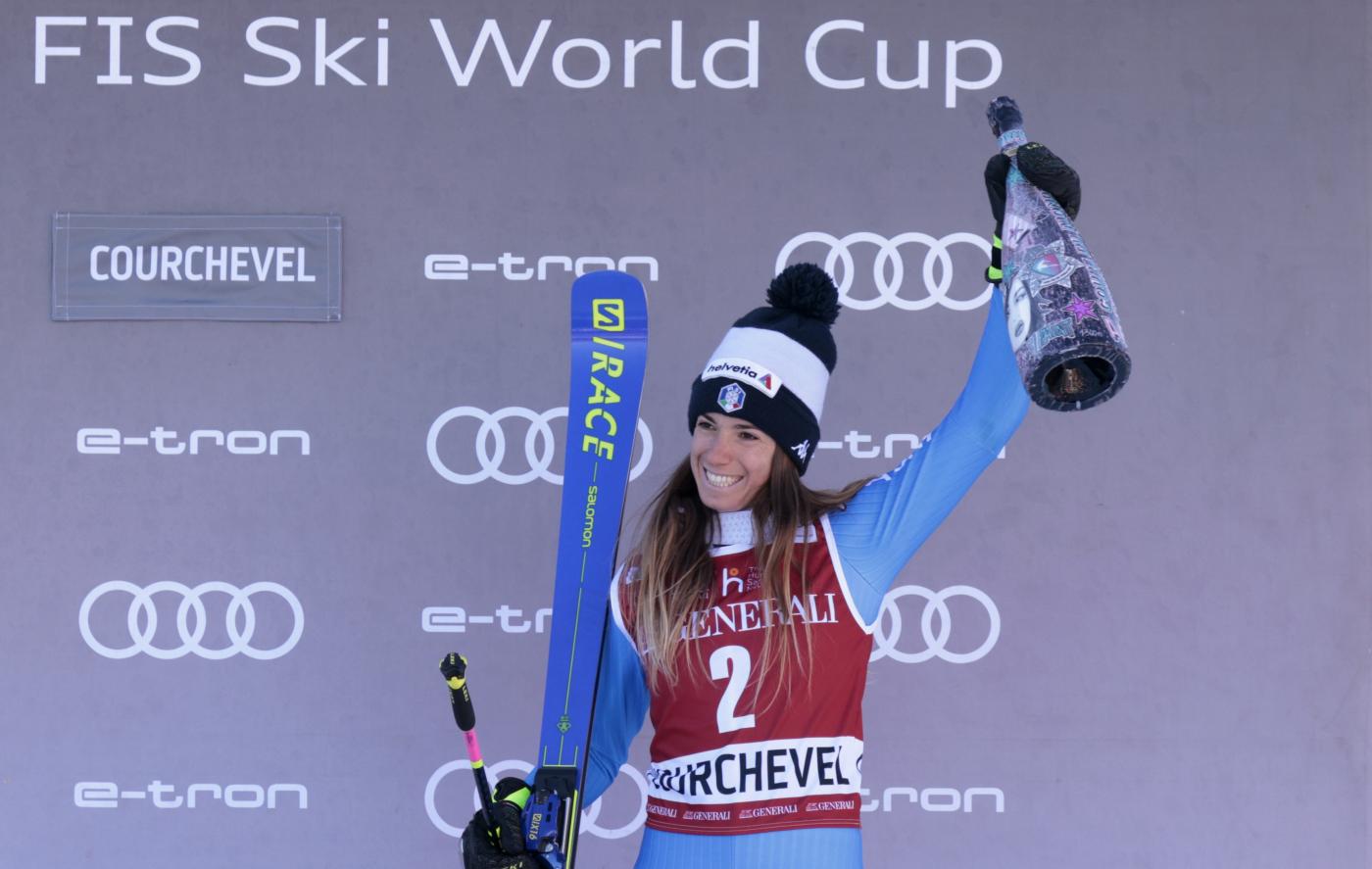 Sci: sussulto Bassino, terza nel gigante bis di Courchevel