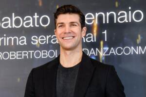 Milano, photocall programma 'Danza con me' con Roberto Bolle