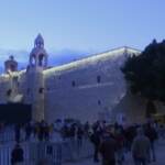 Natale, l’alba nella città di Betlemme