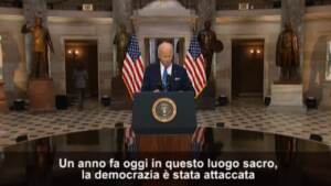 Capitol Hill, Biden: “Attacco alla democrazia, che ha retto”