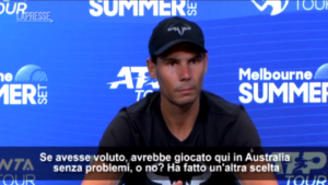 Caso Djokovic, Nadal: “Ognuno fa le sue scelte ma poi ci sono le conseguenze”