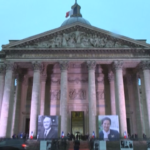 Ue: omaggio di Macron e von der Leyen a Veil e Monnet