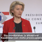 Kazakistan, Von der Leyen: “Stop a violenza, proteggere diritti cittadini”