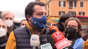 Quirinale, Salvini: “Draghi non può lasciare a lavori in corso”