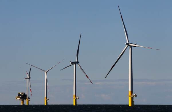Turbine eoliche installate nel mar Baltico