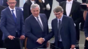 Morte Sassoli, il momento della proclamazione a presidente del Parlamento europeo