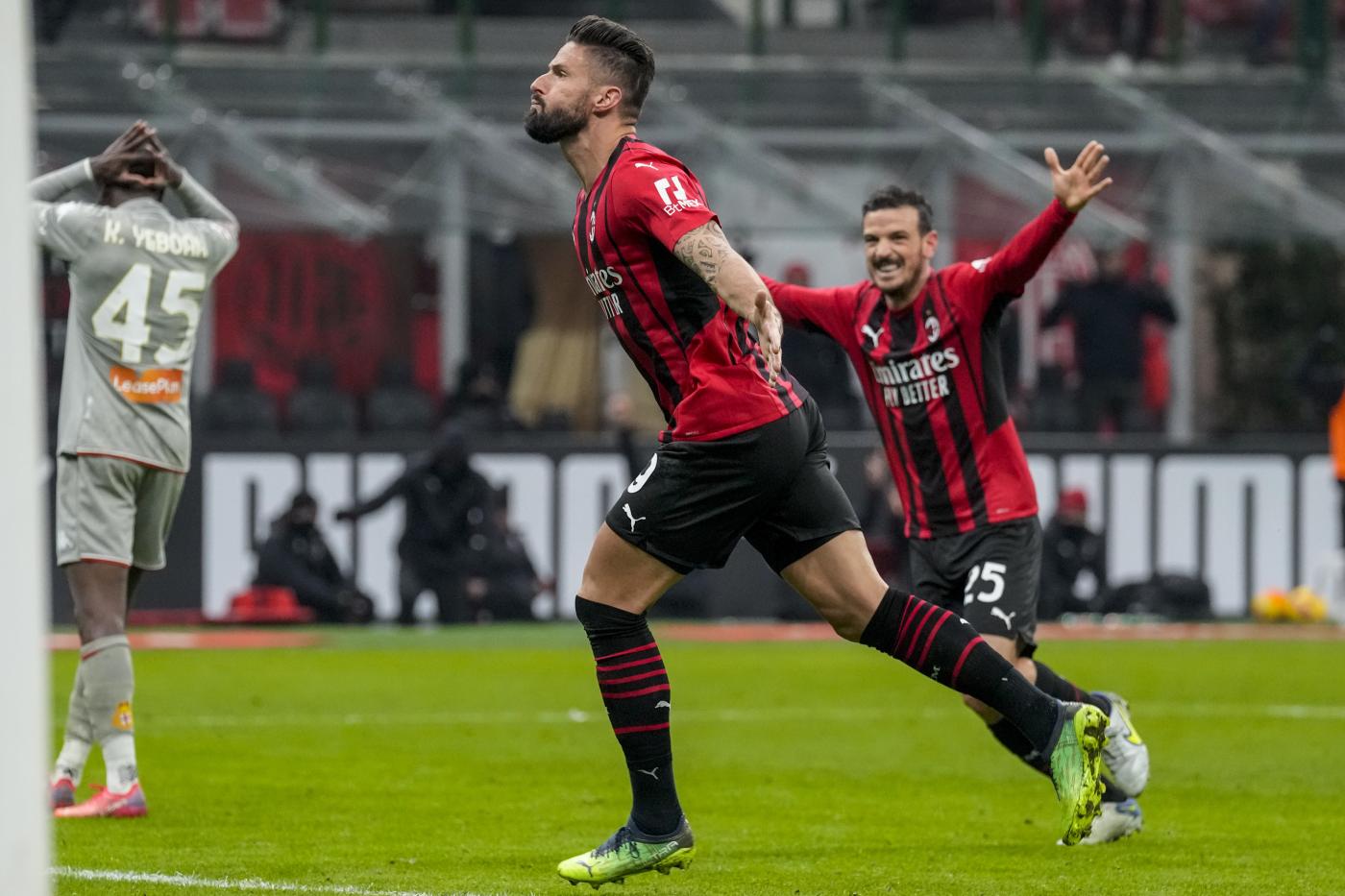 Coppa Italia: il Milan piega ai supplementari un Genoa combattivo