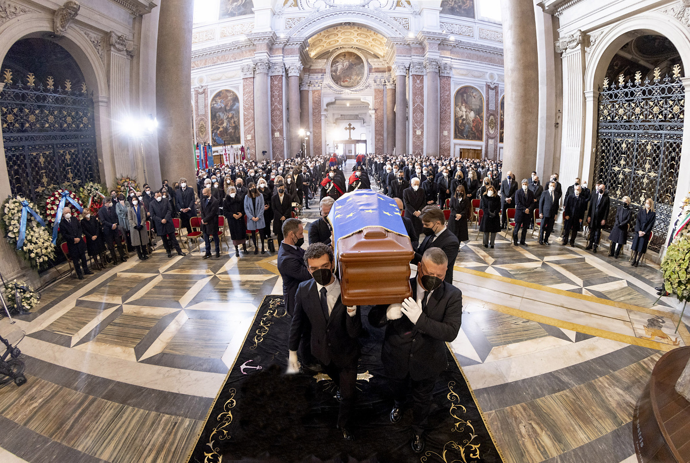 A Roma l’ultimo saluto a David Sassoli
