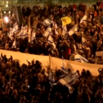 Israele, proteste contro lo smantellamento di una colonia in Cisgiordania