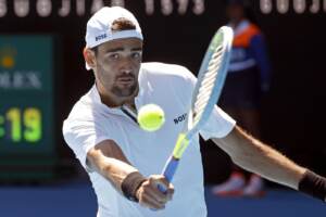 Australian Open, Berrettini ok a primo turno, battuto Nakashima