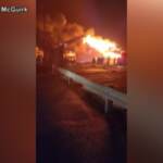 Massachusetts, incendio in una cittadina balneare: almeno 5 edifici distrutti