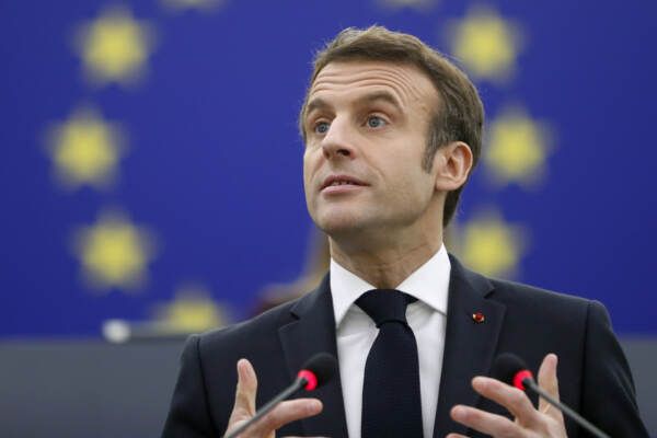 Il discorso di Emmanuel Macron per il semestre di presidenza francese dell'Unione Europea