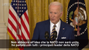 Usa, Biden: “L’invasione dell’Ucraina sarebbe un disastro per la Russia”