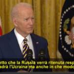 Ucraina, Biden: “Credo che Putin non abbia ancora deciso”