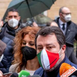 Roma, Lega - punto stampa