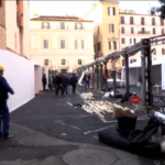 Quirinale, lavori in corso nel parcheggio di Montecitorio per allestire il seggio ‘drive-in’