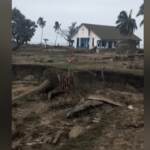 Tonga, la distruzione sull’isola di Atata dopo lo tsunami