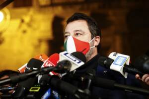 Elezioni del Presidente della Repubblica, punto stampa di Matteo Salvini