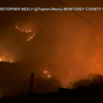 California, maxi-incendio sopra la costa di Big Sur: in cenere 1.500 acri di verde