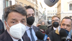Quirinale, Renzi: “Draghi va al Colle solo con accordo politico”