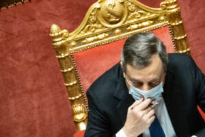 Senato, le comunicazioni di Mario Draghi in vista del Consiglio europeo
