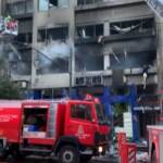 Atene, esplosione in un palazzo: decine di vetrine in frantumi