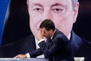 Matteo Salvini e Mario Draghi