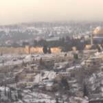 Israele, le suggestive immagini di Gerusalemme sotto la neve