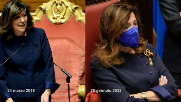 Quirinale: Casellati presiede con lo stesso abito indossato il giorno dell’elezione al Senato