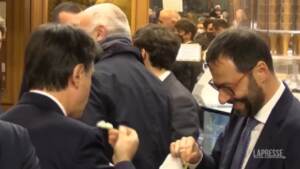 Quirinale, pausa gelato per Conte e Patuanelli