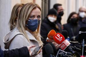 Elezione Presidente della Repubblica, Punto stampa di Giorgia Meloni