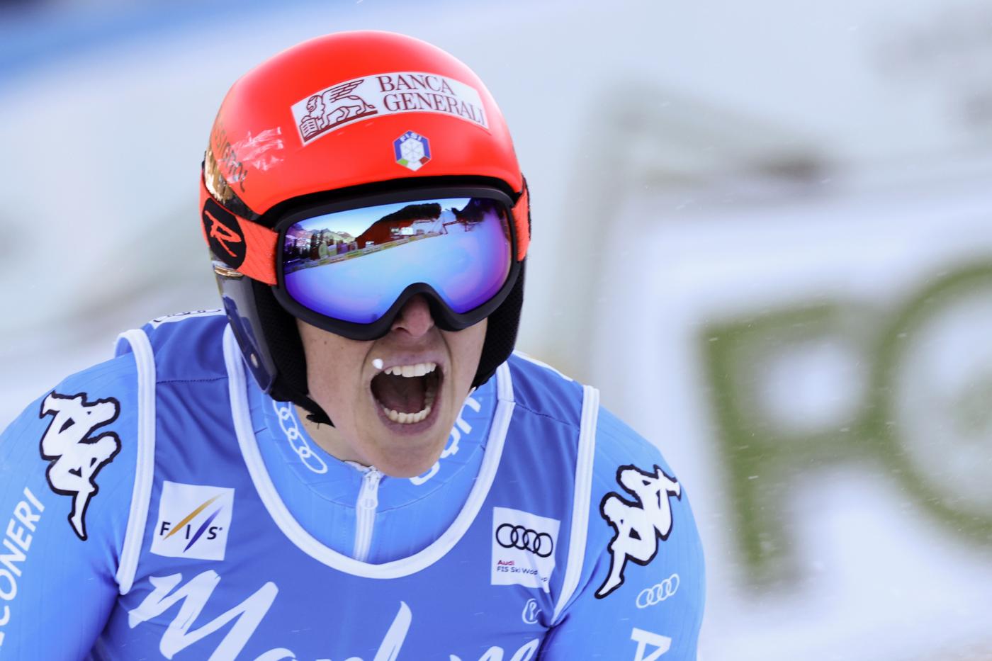 SuperG Garmisch, Brignone prima a parimerito con Huetter